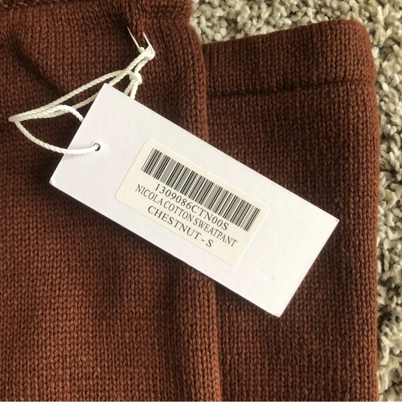 Reformation Lita Cropped Tank & Pant Two-Piece Set - Chestnut - Picture 5 of 8